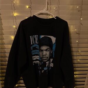 Black Crewneck Sweater with Classic Design